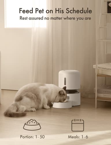 Petlibro Granary automatisk kattmatare 3L (vit)