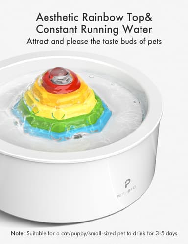 Petlibro Rainbow vattenfontän för husdjur