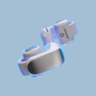 Bose Ultra Open Earbuds trådlösa in-ear-hörlurar (white smoke)