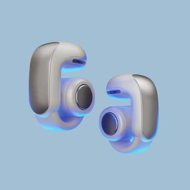 Bose Ultra Open Earbuds trådlösa in-ear-hörlurar (white smoke)