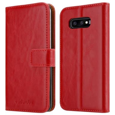 Samsung Galaxy S10e Plånboksfodral Skal (Röd)
