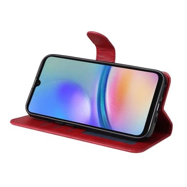 SKALO Samsung A05s 4G PU-Läder Plånboksfodral - Röd