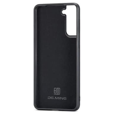 DG.MING Samsung S24 Premium PU-Läder Hybrid Skal - Svart