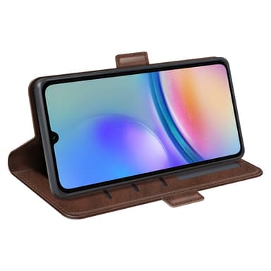 SKALO Samsung A05s 4G Premium Plånboksfodral - Brun