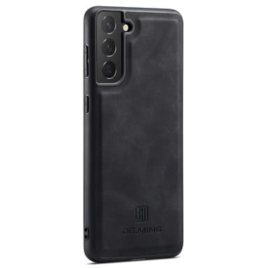 DG.MING Samsung S24 Premium PU-Läder Hybrid Skal - Svart