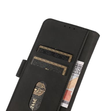SKALO Samsung S24 KHAZNEH Plånboksfodral i PU-Läder - Svart