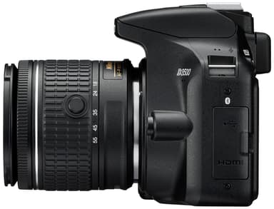 Nikon D3500 systemkamera + AF-P DX Nikkor 18–55 mm zoomobjektiv