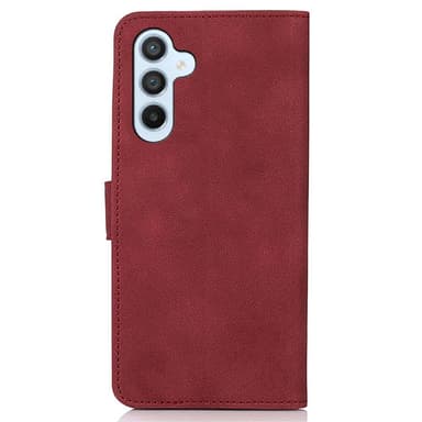 SKALO Samsung S24 KHAZNEH Plånboksfodral i PU-Läder - Röd