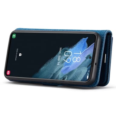 DG MING Samsung S24+ 2-i-1 Magnet Plånboksfodral - Blå