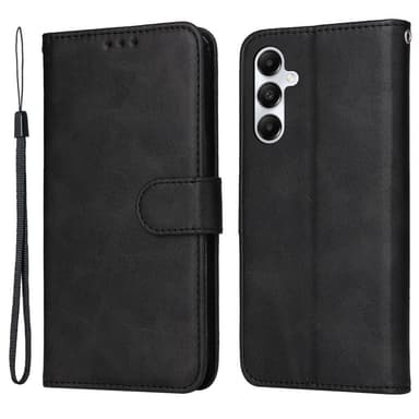 SKALO Samsung A05s 4G PU-Läder Plånboksfodral - Svart