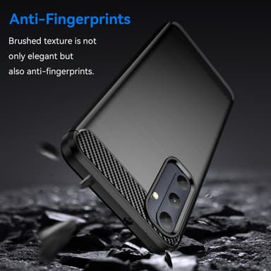 SKALO Samsung A05s 4G Armor Carbon Stöttåligt TPU-skal - Svart