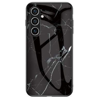 SKALO Samsung S24 Marmor Härdat Glas TPU-skal - Motiv 4