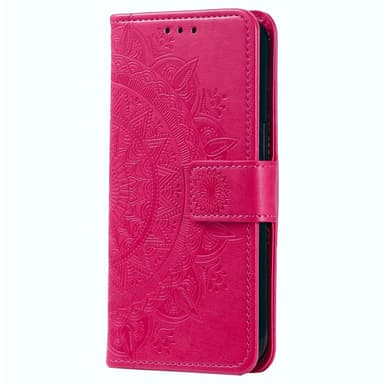 SKALO Samsung S24 Mandala Plånboksfodral - Cerise