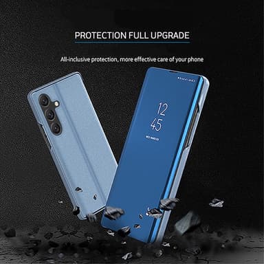 SKALO Samsung A05s 4G Clear View Spegel fodral - Lila