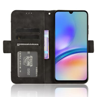 SKALO Samsung A05s 4G 6-FACK Plånboksfodral - Svart
