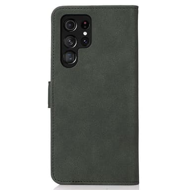 SKALO Samsung S24 Ultra KHAZNEH Plånboksfodral i PU-Läder - Grön