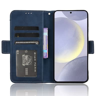 SKALO Samsung S24 6-FACK Plånboksfodral - Blå