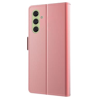 SKALO Samsung S24 Korthållare Spegel Plånbok - Roséguld