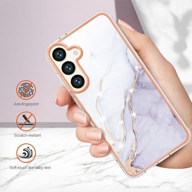 SKALO Samsung S24 Marmor TPU-skal - Motiv 3