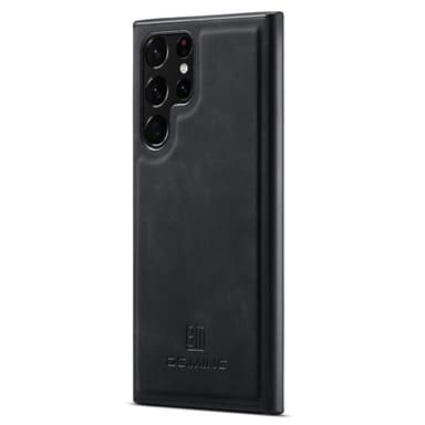 DG.MING Samsung S24 Ultra Premium PU-Läder Hybrid Skal - Svart