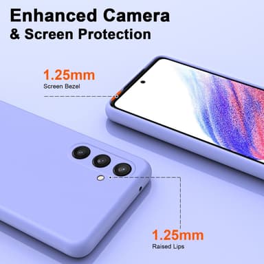 SKALO Samsung S24 Ultratunn TPU-Skal - Lila