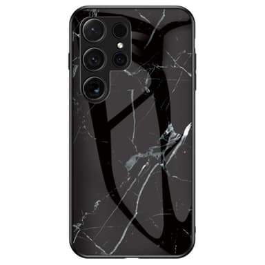 SKALO Samsung S24 Ultra Marmor Härdat Glas TPU-skal - Motiv 4