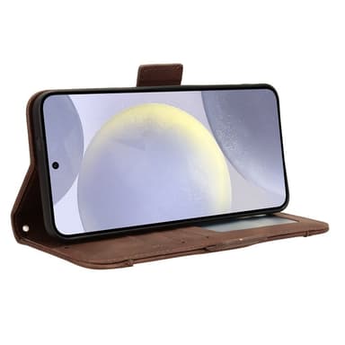 SKALO Samsung S24 6-FACK Plånboksfodral - Brun