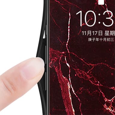 SKALO Samsung A05s 4G Marmor Härdat Glas TPU-skal - Motiv 1