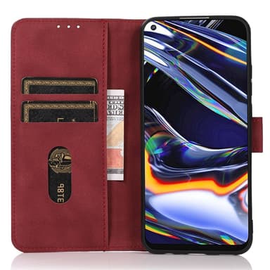 SKALO Samsung S24 Ultra KHAZNEH Plånboksfodral i PU-Läder - Röd