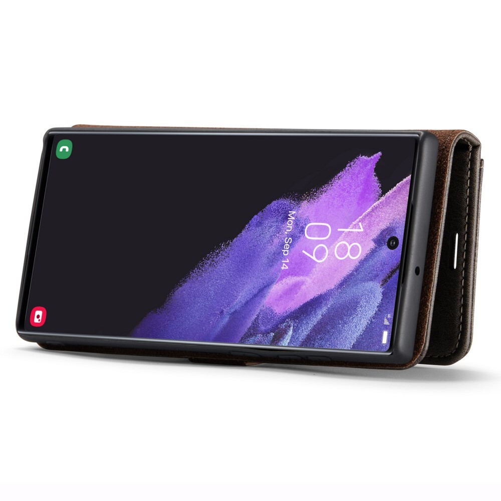 DG MING Samsung S24 Ultra 2-i-1 Magnet Plånboksfodral - Grå