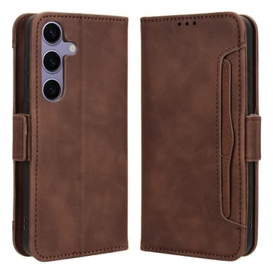 SKALO Samsung S24 6-FACK Plånboksfodral - Brun