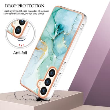 SKALO Samsung S24 Marmor TPU-skal - Motiv 4