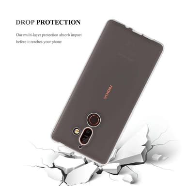Nokia 7 PLUS Skal Fodral Case (Transparent)