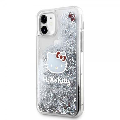 Hello Kitty iPhone 11 Skal Liquid Glitter Translucent