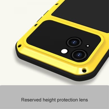 Love Mei iPhone 15 Skal Powerful Case Silver