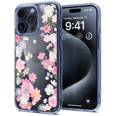 Spigen iPhone 15 Pro Skal Ultra Hybrid Blossom