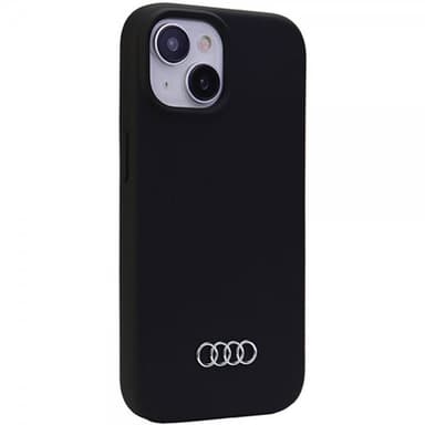 Audi iPhone 15 Plus Skal Silicone Svart