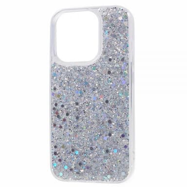 Nordic Covers iPhone 15 Pro Max Skal Sparkle Series Stardust Silver