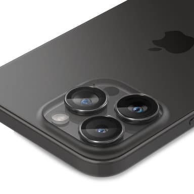 Spigen iPhone 14/15 Pro/iPhone 14/15 Pro Max Kameralinsskydd GLAS.tR EZ Fit Optik Pro Crystal Clear 2-pack