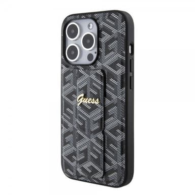 Guess iPhone 15 Pro Max Skal G Cube Grip Stand Svart
