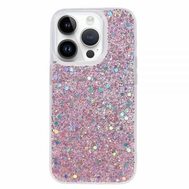 Nordic Covers iPhone 15 Pro Max Skal Sparkle Series Blossom Pink