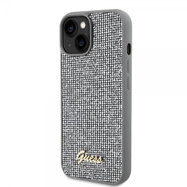 Guess iPhone 15 Skal Square Mirror Silver