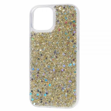 Nordic Covers iPhone 15 Skal Sparkle Series Citrine Gold