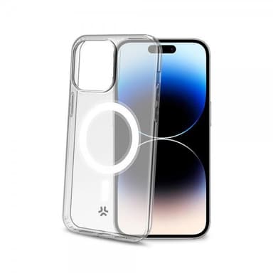 Celly iPhone 15 Pro Skal GELSKINMAG MagSafe Transparent