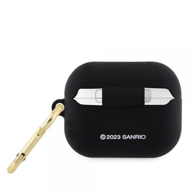 Hello Kitty AirPods Pro Skal Liquid Silicone Svart