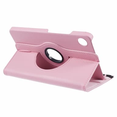 SKALO Samsung Tab A9 360 Litchi Fodral - Rosa