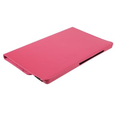 SKALO Samsung Tab A9+ 360 Litchi Fodral - Cerise
