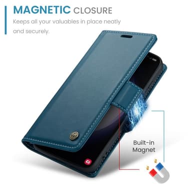 CASEME Plånboksfodral Samsung Galaxy S24 - Blå