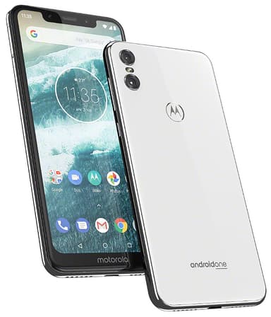 Motorola One smartphone (vit)