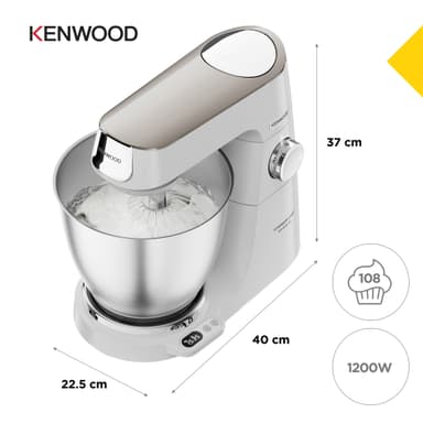 Kenwood Titanium Chef Baker XL köksmaskin KVL65.001WH (vit)